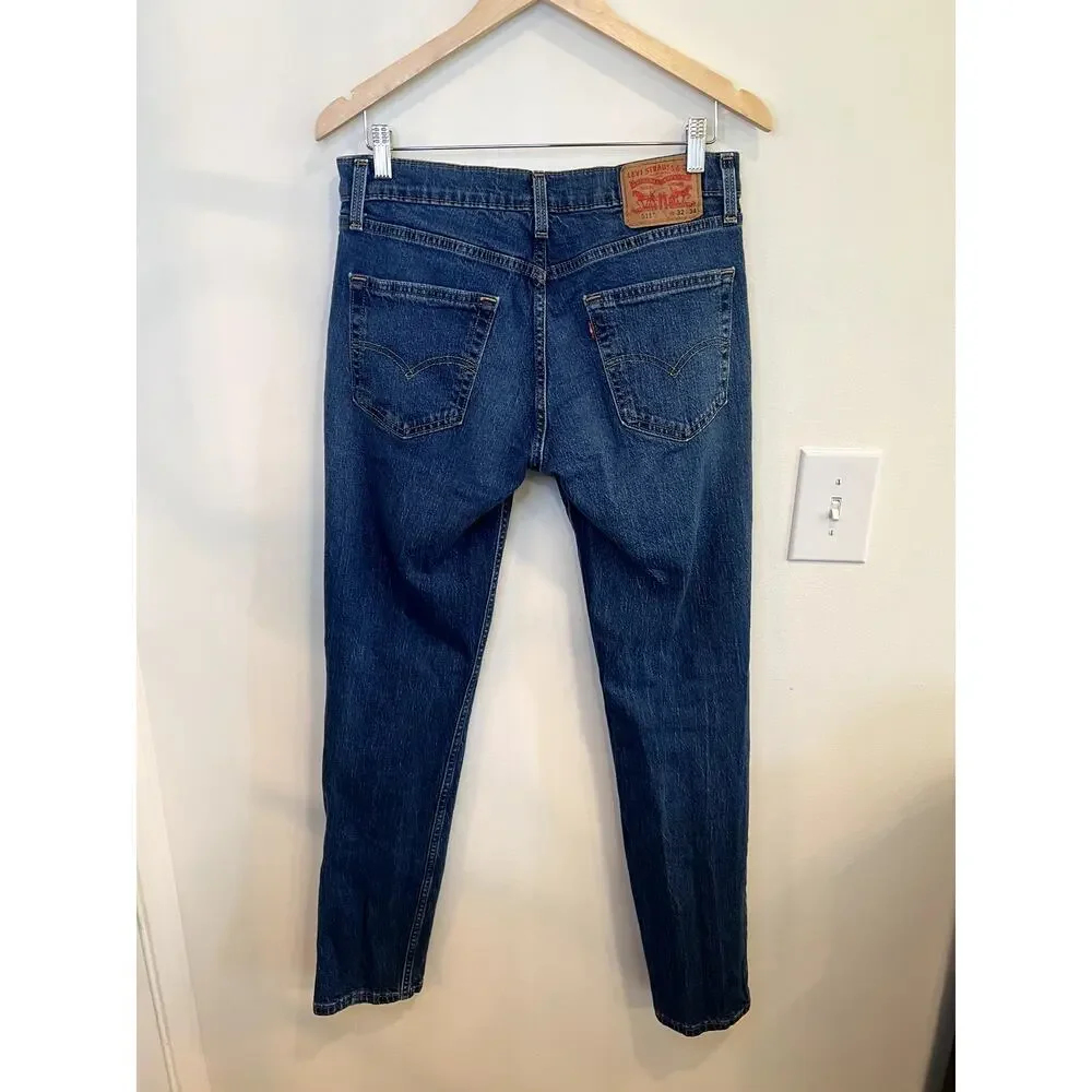 Levi’s 511 Men’s Slim Fit Stretch Jeans Dark Wash 32x34